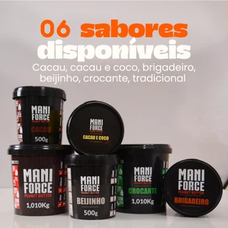 Pasta de Amendoim Integral Vários Sabores Maniforce