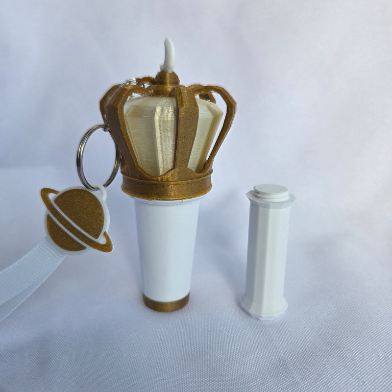 LOONA - Mini Lightstick Fanmade - chaveiro com luz colorida