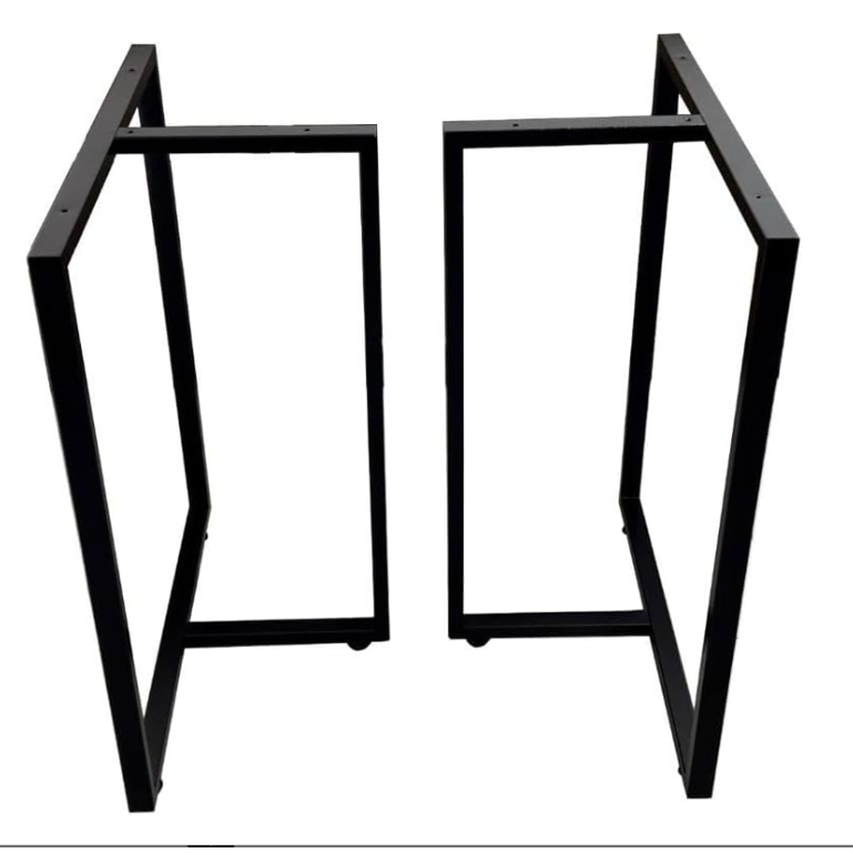 Pé de Mesa Estilo Industrial Moderna Modelo T 75 x 60 - 2Peças