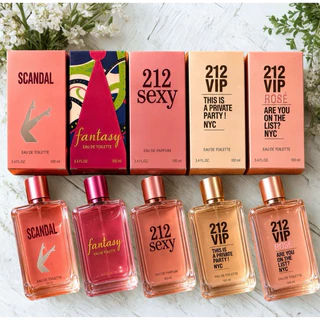 Kit 5 Perfumes Femininos 100ml Fragrâncias Variada