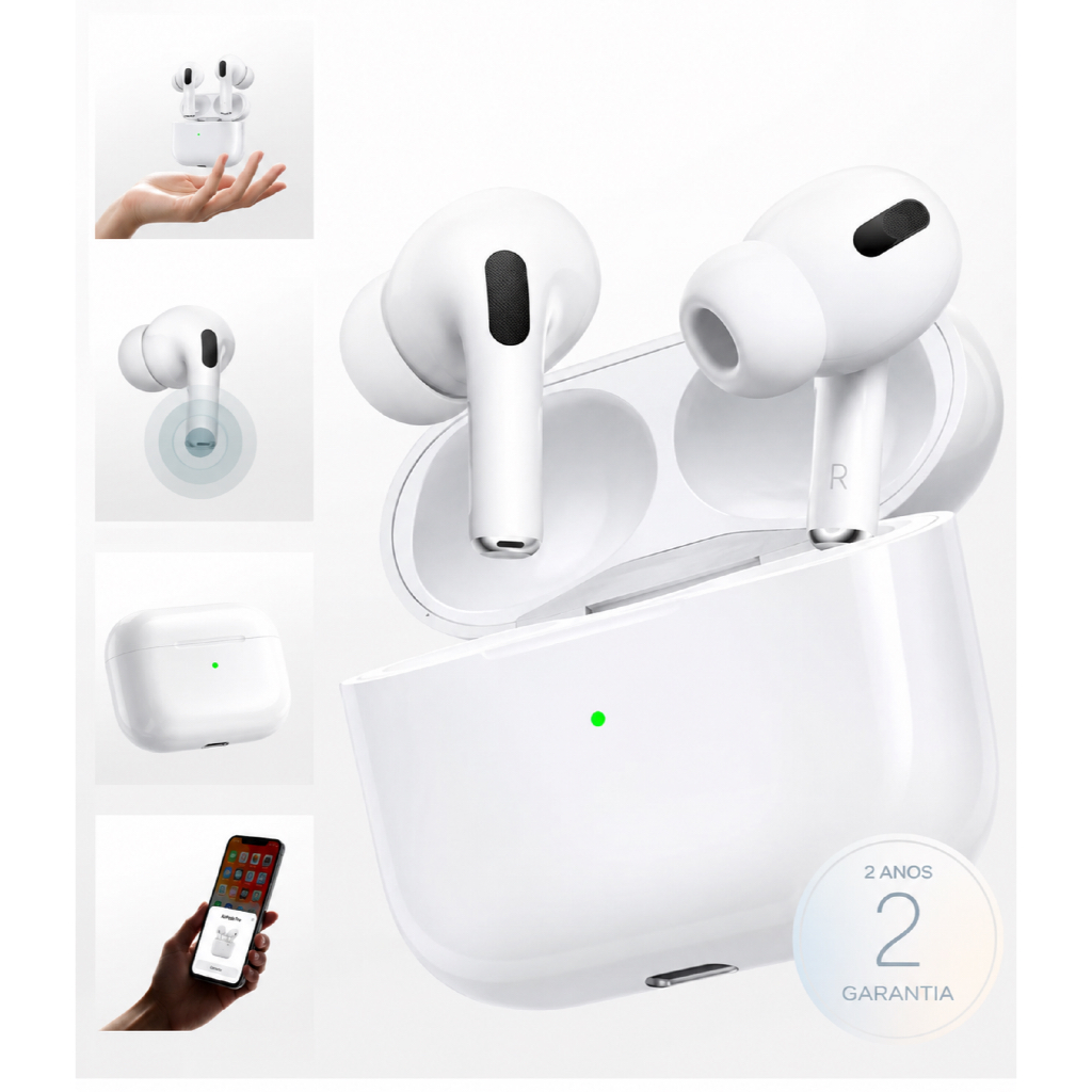 TWS Bluetooth 5.3 Fones De Ouvido Sem Fio Com Controle De Toque Fone Redução De Ruído HD Stereo Microfone