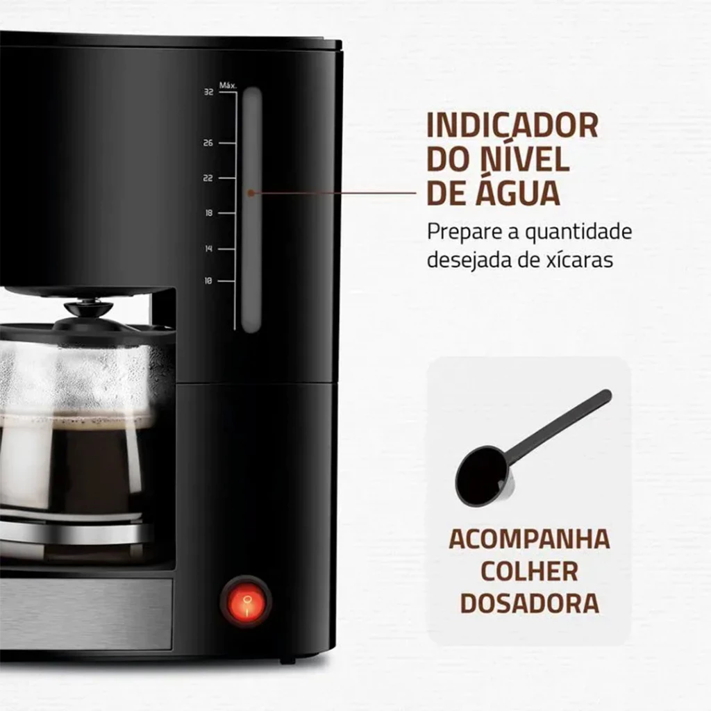 Jarra de Vidro da Cafeteira Mondial Dolce Arome