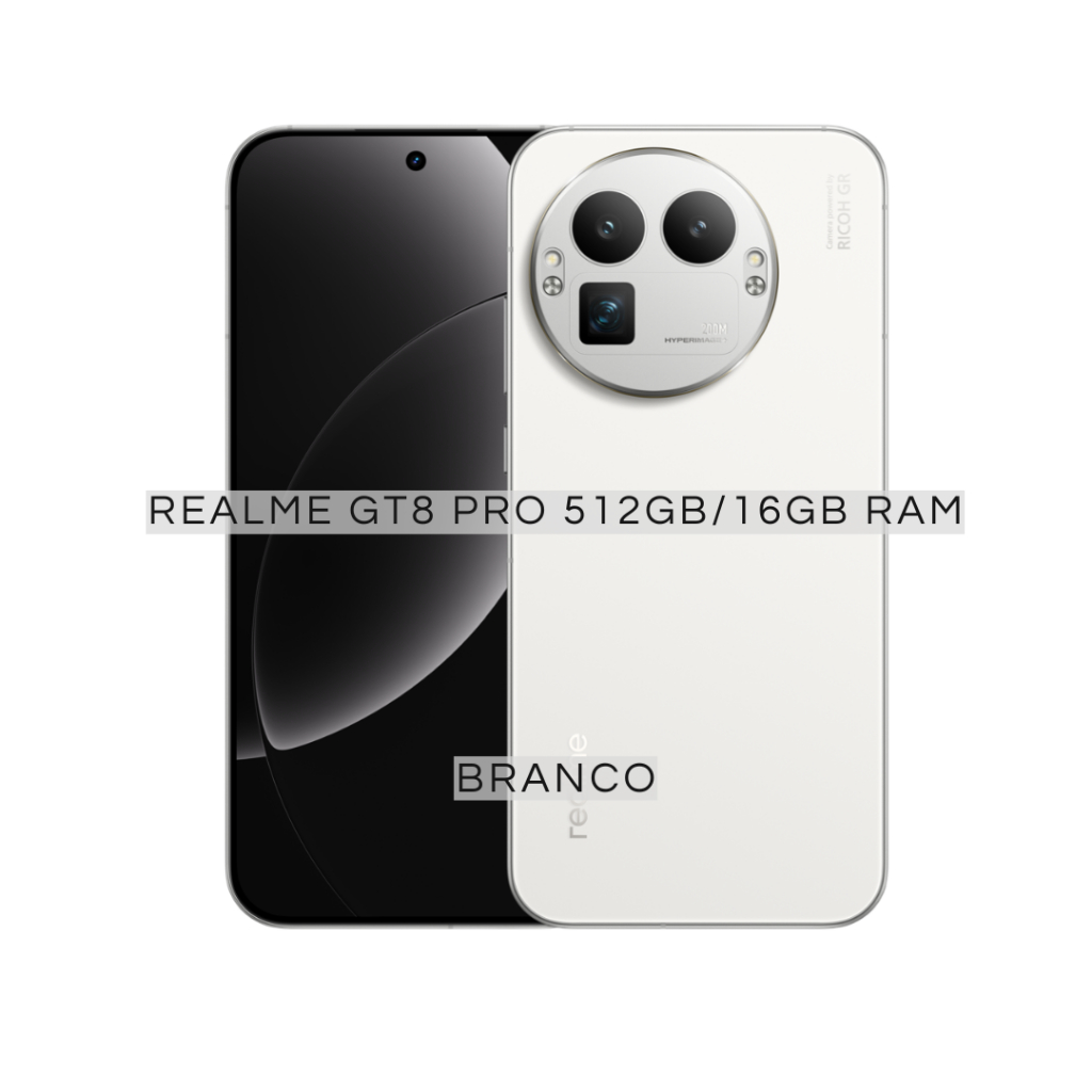 Realme GT8 PRO 5G, Versão Global, 512GB e 16GB RAM, Processador