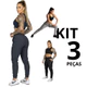 Kit 3 Calças Feminina Super Leve e Estilosa com Elástico e Cordão de Ajuste