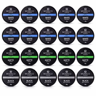 Kit 20 Pastas modeladoras Monaco 80g, cera modeladora atacado