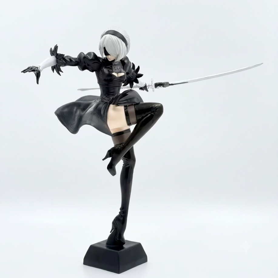 Action Figure Nier Automata de 15cm 2B A2 9S Boneca de Anime Setup