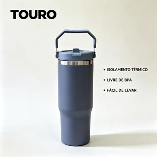 Garrafa Térmica TOURO 900ml Mantém Calor e Frio Uso Diário