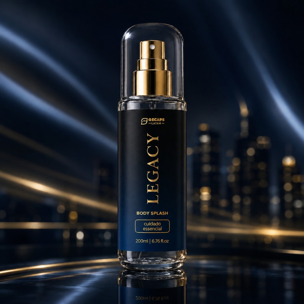 Body Splash Masculino Legacy 200ml Deo Colônia Premium | Fragrância Masculina | Gecaps Latam