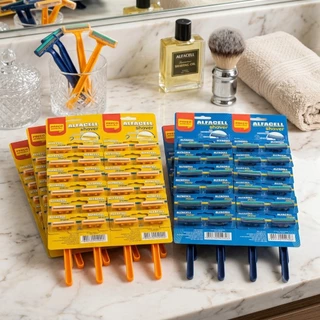 Cartela Aparelho de Barbear Descartável 2 Lâminas Kits 12, 24, 48, 120, 240 unidades Atacado Envio Super Rápido