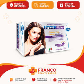 Suplemento Alimentar Suplevit Mulher 60 Cápsulas Softgel EMS Original