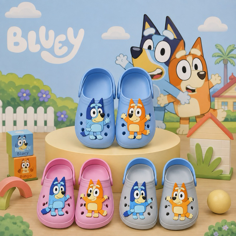 Sandália Babuche Infantil Bluey e Bingo