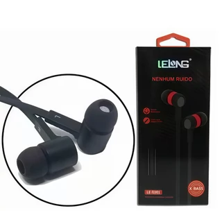 Fone de Ouvido com Fio X-BASS Sem Ruídos LE-0201