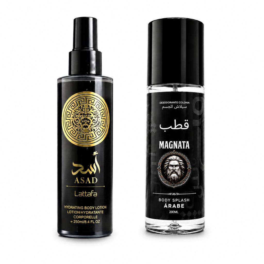 Kit Body Splash Arabe Magnata + Asd 200ml Masculino