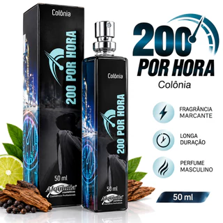 Deo Colônia 200 Por Hora Smell Premium - 50mL Masculina - Alquimia