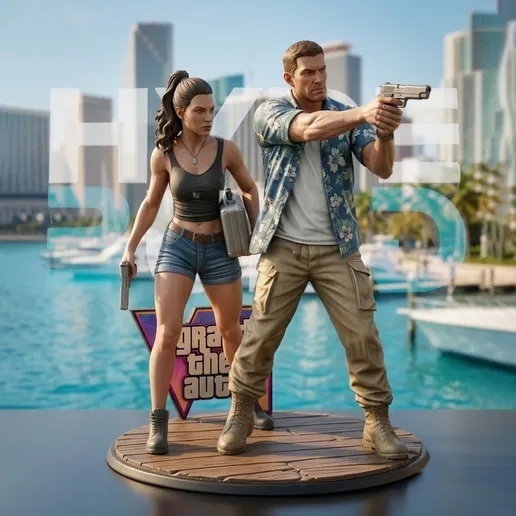 Action Figure Jason e Lucia GTA VI
