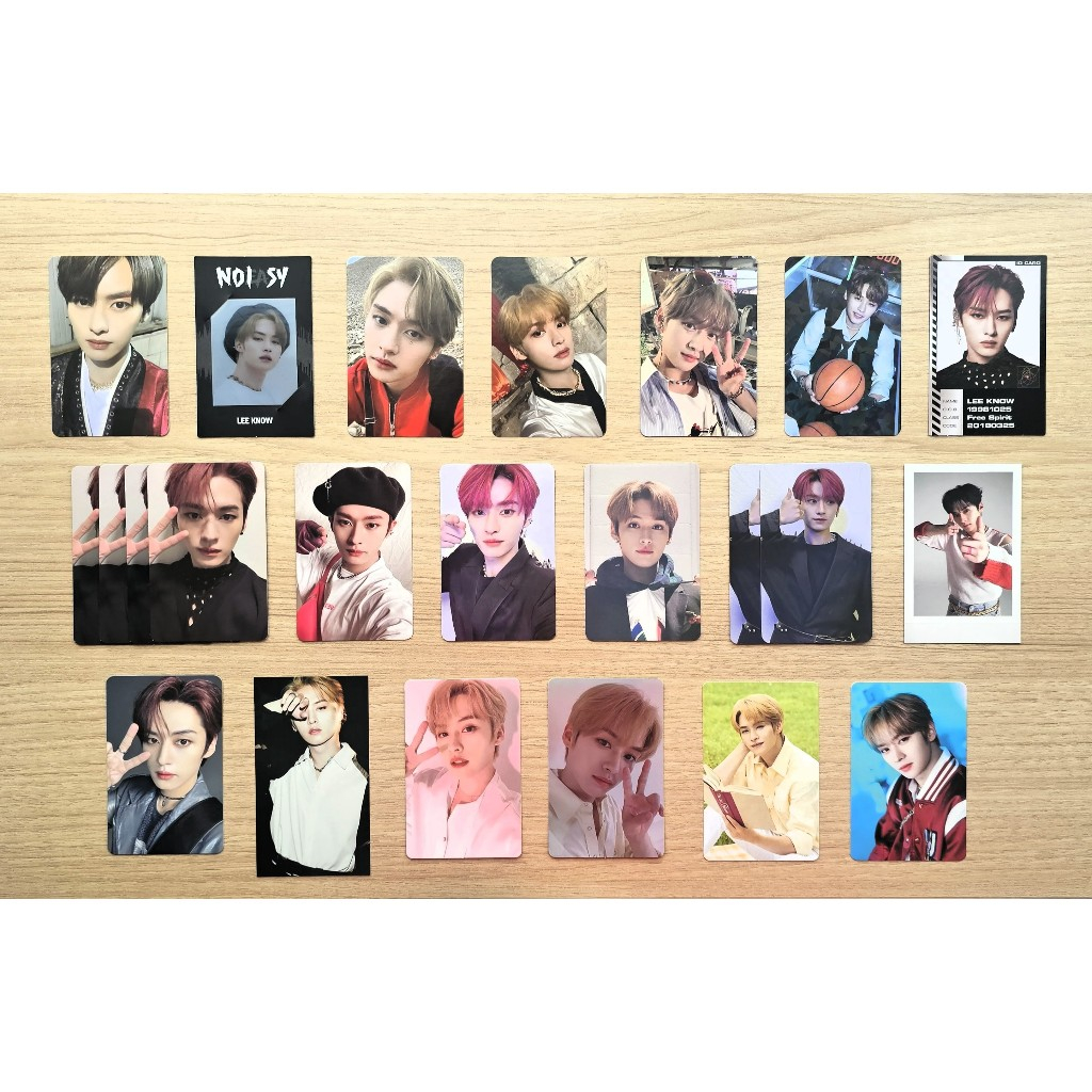 Photocards Oficiais Lee Know | Stray Kids | Shopee Brasil