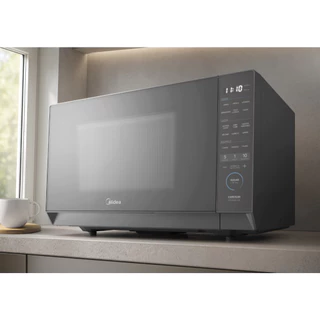 Micro-ondas 35l Prata Porta Espelhada Mastercook Midea em Oferta na Shopee