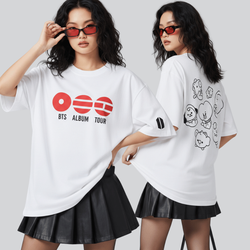Camiseta Bts Album Arirang Kpop Tour Bt21 Membros Show Brasil