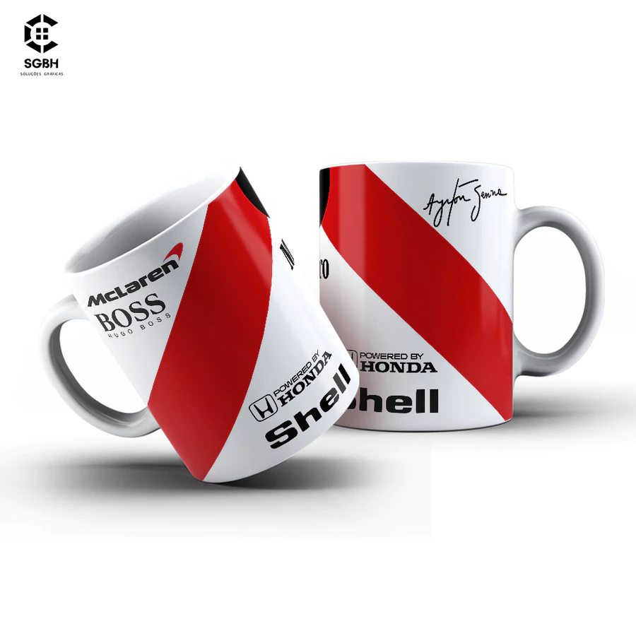 Caneca McLaren Ayrton Senna