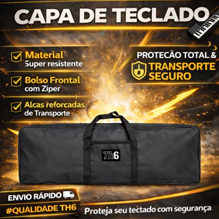 Capa Bag Teclado 5/8 Luxo Grande Impermeável Resistente em Oferta na Shopee