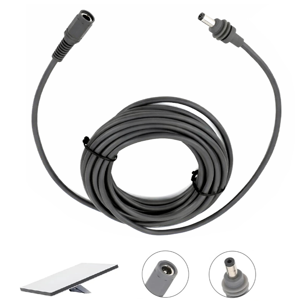 Cabo Extensão 2M Extensor Energia Para Starlink Mini DC Macho x DC ...