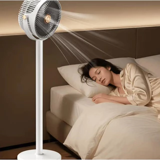 Ventilador Turbo Silencioso Vertical Mesa Chão Recarregável BIVOLT JC