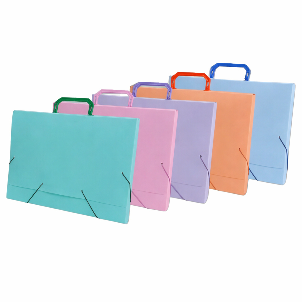 pasta-a3-maleta-pl-stica-com-al-a-e-elastico-cores-em-tom-pastel
