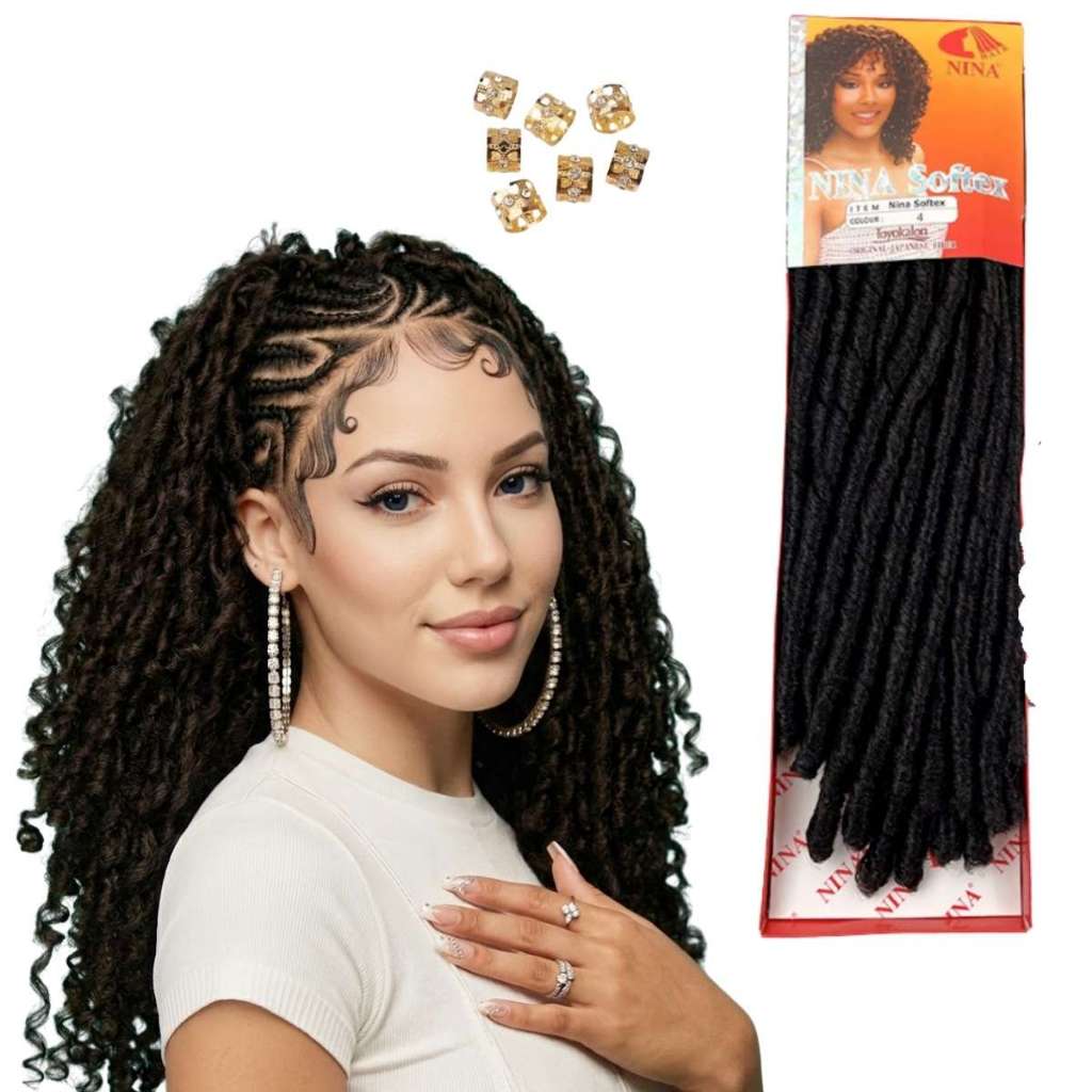 Cabelo Sintético Nina Softex Crochet Braid 70 gramas | Shopee Brasil
