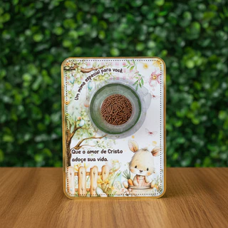 Kit Lembrancinha de Páscoa Cristã/coelhinho Card para Blister em Oferta na Shopee