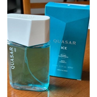 Perfume Masculino Quasar Ice O Boticário 100ml Colônia Fresco e Refrescante Original em Oferta na Shopee