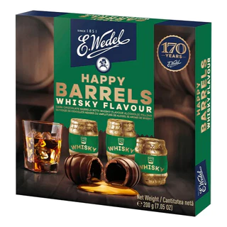 Happy Barrels Whisky Flavour E. Wedel whisky caixa 200 g