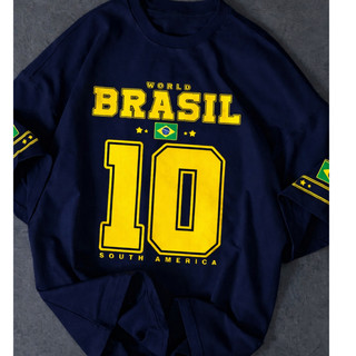 Camisa Camiseta Brazil Blusa Brasil Copa Lançamento 100% Algodão — foto 2 — Achou Levou Brasil