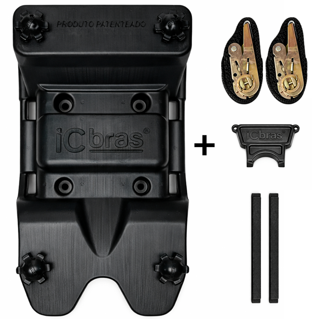 Suporte Para Baú Bauleto De Entrega Motoboy Universal Icbras em Oferta na Shopee