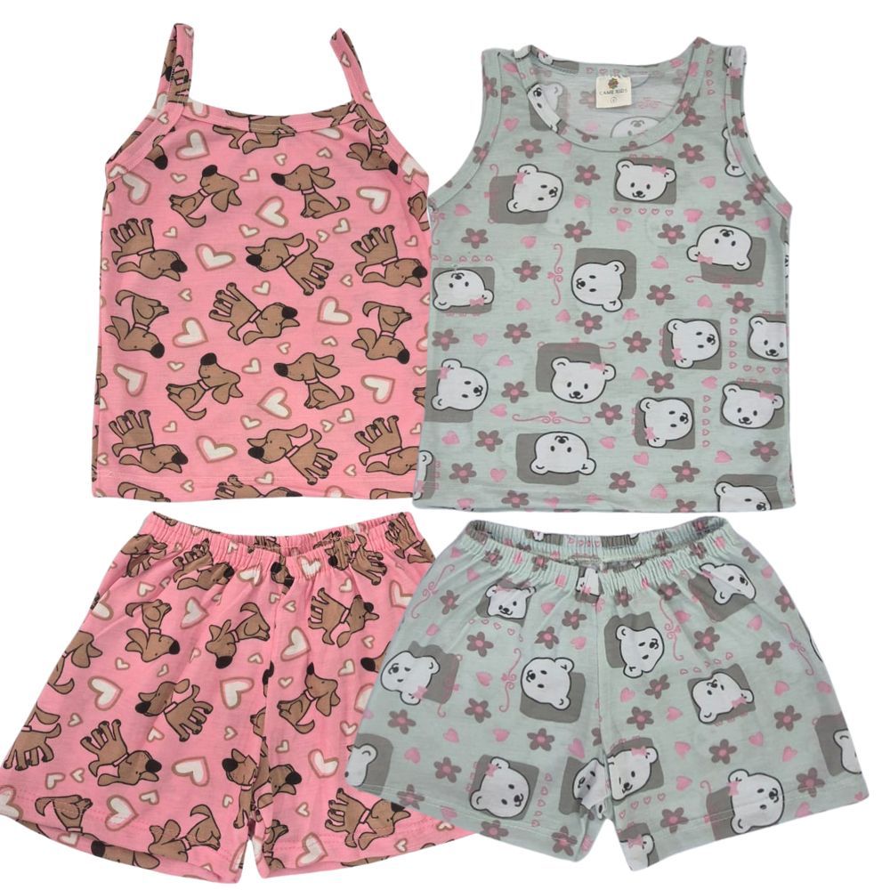 Pijama Infantil Menina Confortável – Pijama Infantil Menina 12 Anos do Tamanho 04 ao 14 em Oferta na Shopee