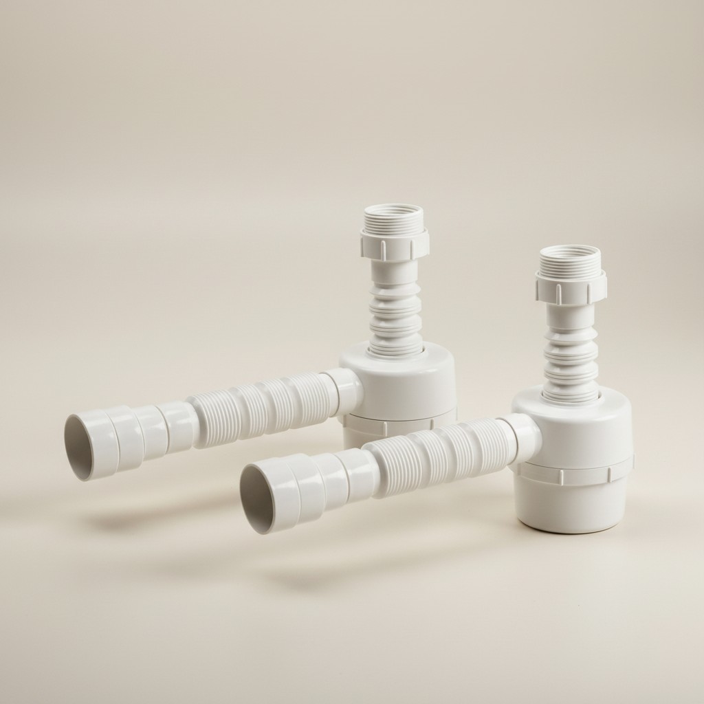 Sifão Universal Extensível Multiuso Corrugado Copo Branco | Shopee