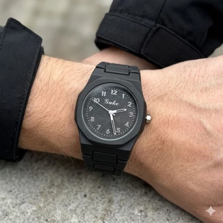 [RE01]Relógio Masculino Feminino Analógico 42mm Casual Moderno Leve Caixa em Resina Pulseira