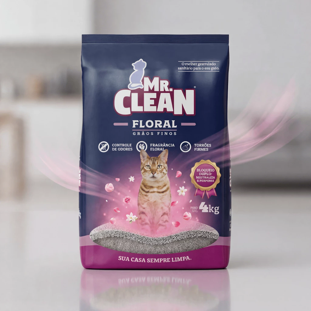 Areia para Gato Mitzi Granulado Sanitário Kelco