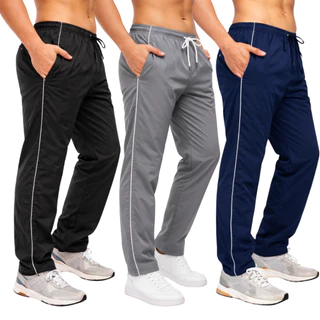 Calça Masculina Tactel Academia Treino Leve Secagem Rápida Kits e Unidades Esportiva Casual