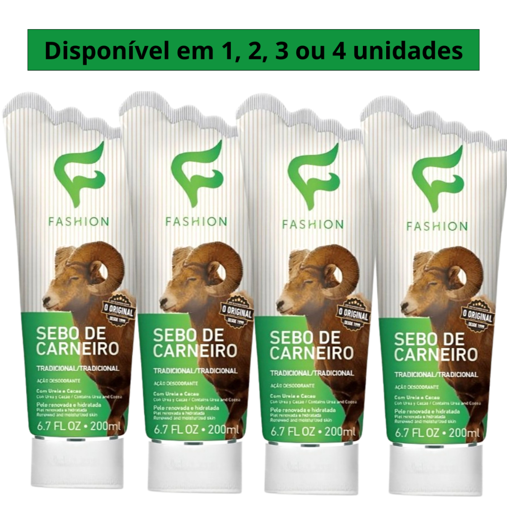 Sebo De Carneiro Tradicional 200ml Fashion Cosméticos Pés Mãos Cotovelos