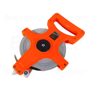 Trena Longa 50m Fibra de Vidro Profissional Aberta Medição Obra Terreno Resistente Bestfer