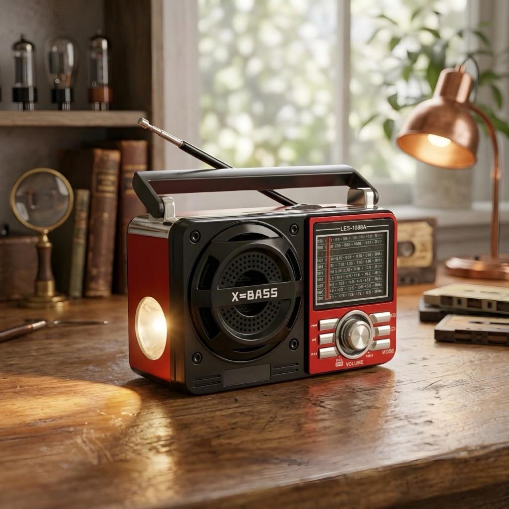 Rádio Retrô Recarregável AM FM USB SD 5W Lelong LE-616 | Shopee Brasil