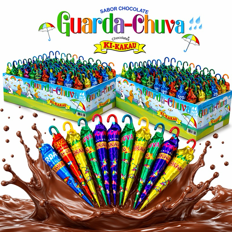CHOKA 30 36 2個セット Guarda Chuva de Chocolate Kikakau 340g Caixa com 50 Unidades