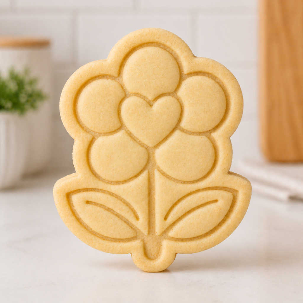 Cortador e Carimbo de Biscoitos Pasta Americana Dia das Mães