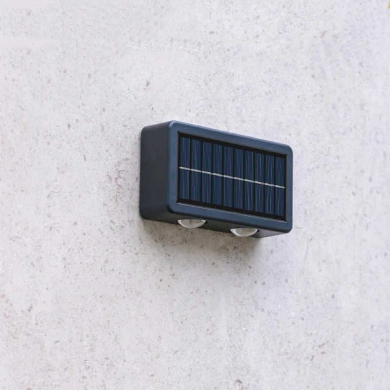 À Prova D'água Para Jardim Muro e Varanda Luminária Solar De Parede Promoção — foto 5 de 5
