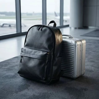 Mochila Social Masculina Executiva em Courino Premium - Grande Capacidade para Notebook, Livros e Documentos - Design Mo