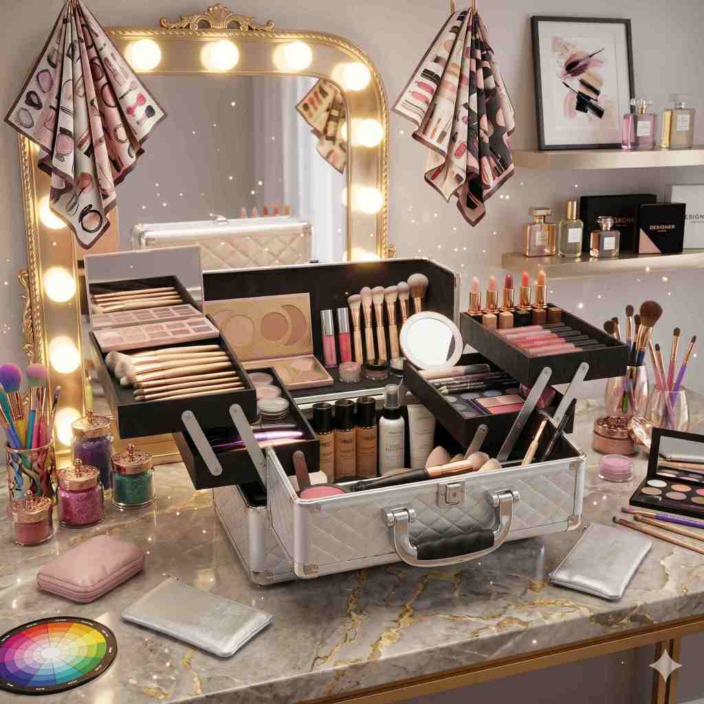 Kit Maleta de Maquiagem Completa com Paleta Ruby Rose 18 | Shopee
