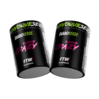 Kit 2x Thermo Crazy Pote 60 Cáps - Diabo Verde - FTW