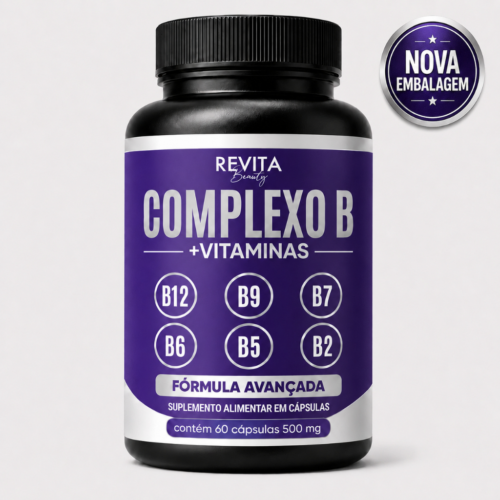 Complexo B Vitaminas B6 | B9 | B12 Forma Ativa B6 B9 (Metilfolato) B12 (Metilcobalamina) -  60 caps