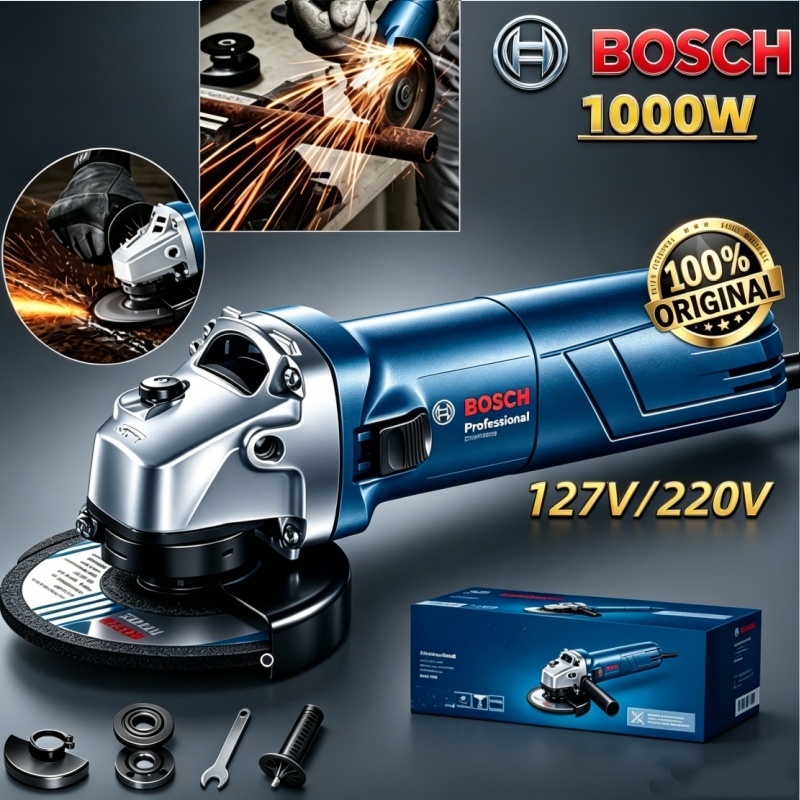 Furadeira esmerilhadeira lixadeira GWS6-100 1000W lixadeira bosch serra Angular esmerilhadeira Corte 220v/127v
