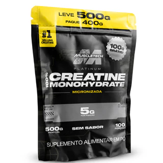 Creatina MuscleTech Original 500g Sem Sabor